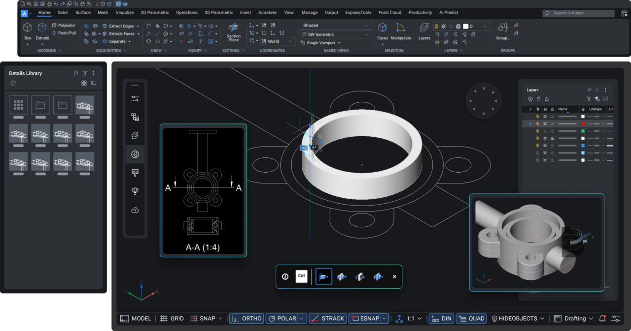 BricsCAD screenshot